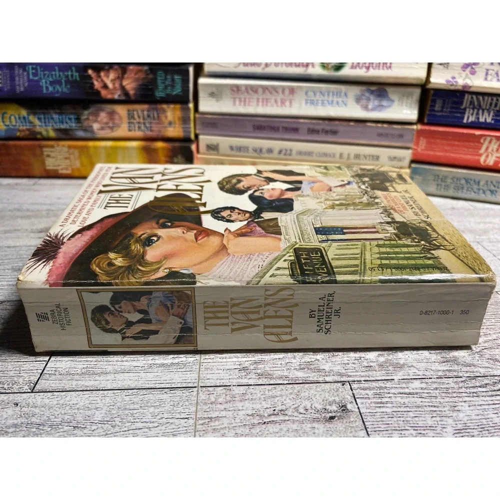 Van Alens Historical‎ Romance Paperback Book Samuel A Schreiner Zebra Books 1981